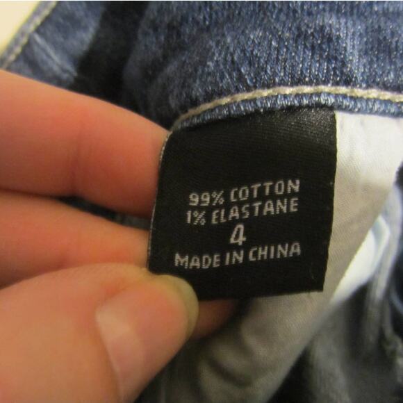 Victoria’s Secret Hipster Jean Shorts Y2K Distressed Size 4 - Picture 6 of 9